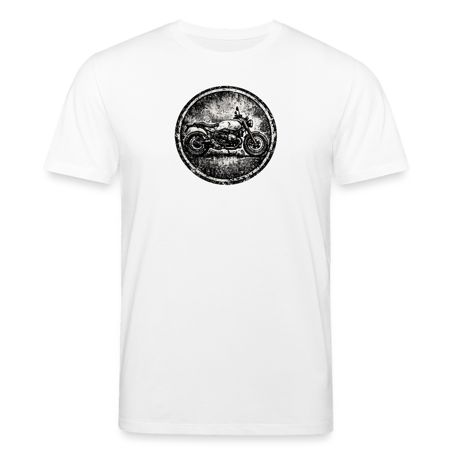 Bmw r ninet pure [T-Shirt] - Badge Grunge - Imprimé poitrine