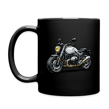 BMW r ninet pure [Mug Black] - Caricature - Face simple