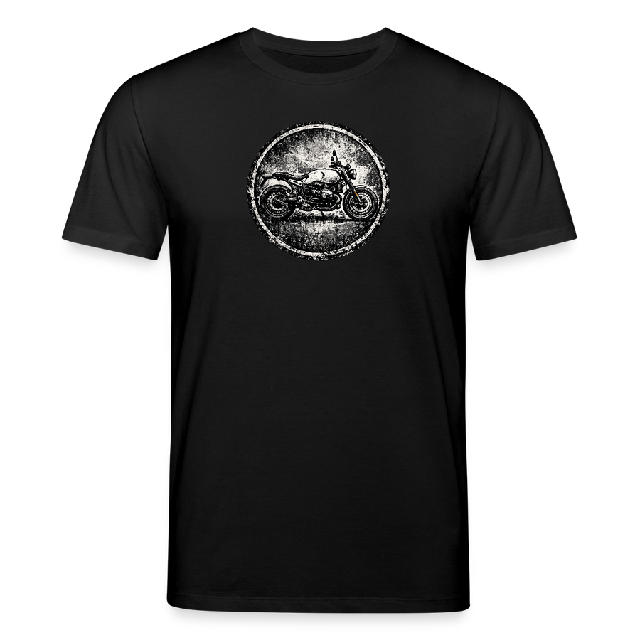 Bmw r ninet pure [T-Shirt] - Badge Grunge - Imprimé poitrine