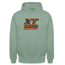 Sweat à capuche unisexe - Gris Vert