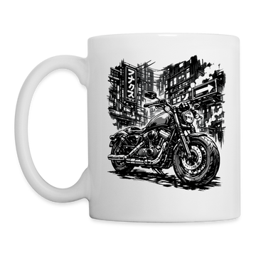 Harley Davidson Sportster [Mug Blanc] - Manga Neon City - Recto