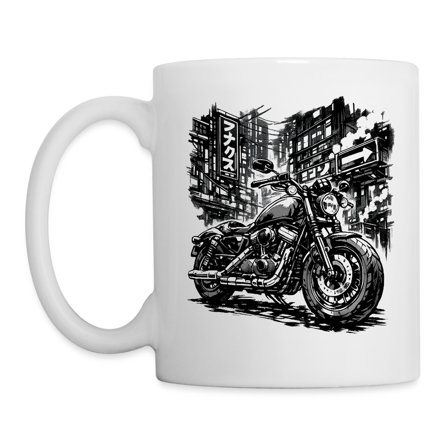 Harley davidson sportster [Mug White] - Manga Neon City - One-Sided