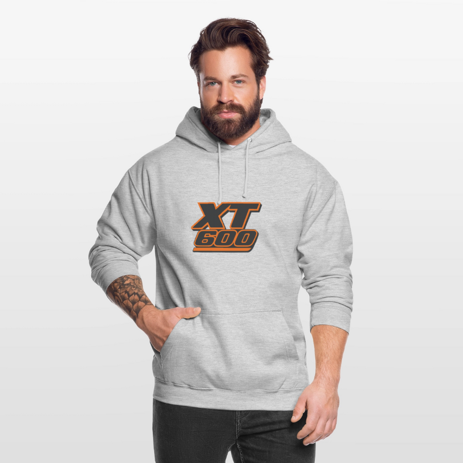 Sweat à capuche unisexe - Gris clair chiné