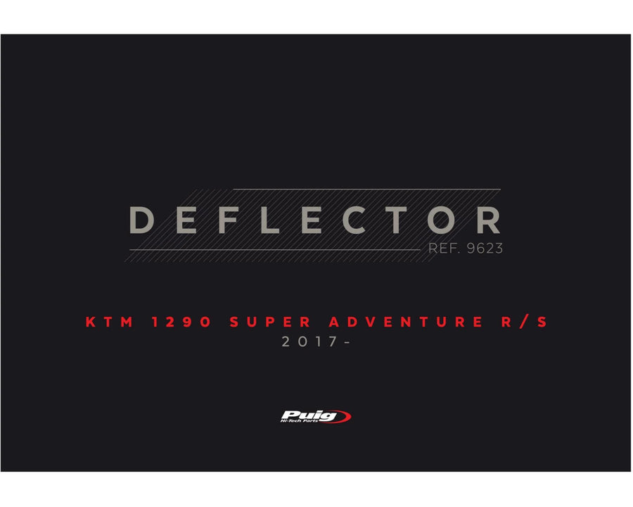 KTM 1290 SUPER ADVENTURE T [2023] – Déflecteur supérieur – Transparent