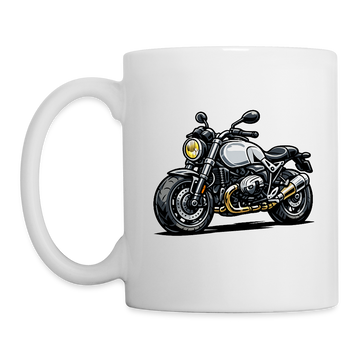 Bmw r ninet pure [Mug Blanc] - Caricature - Recto