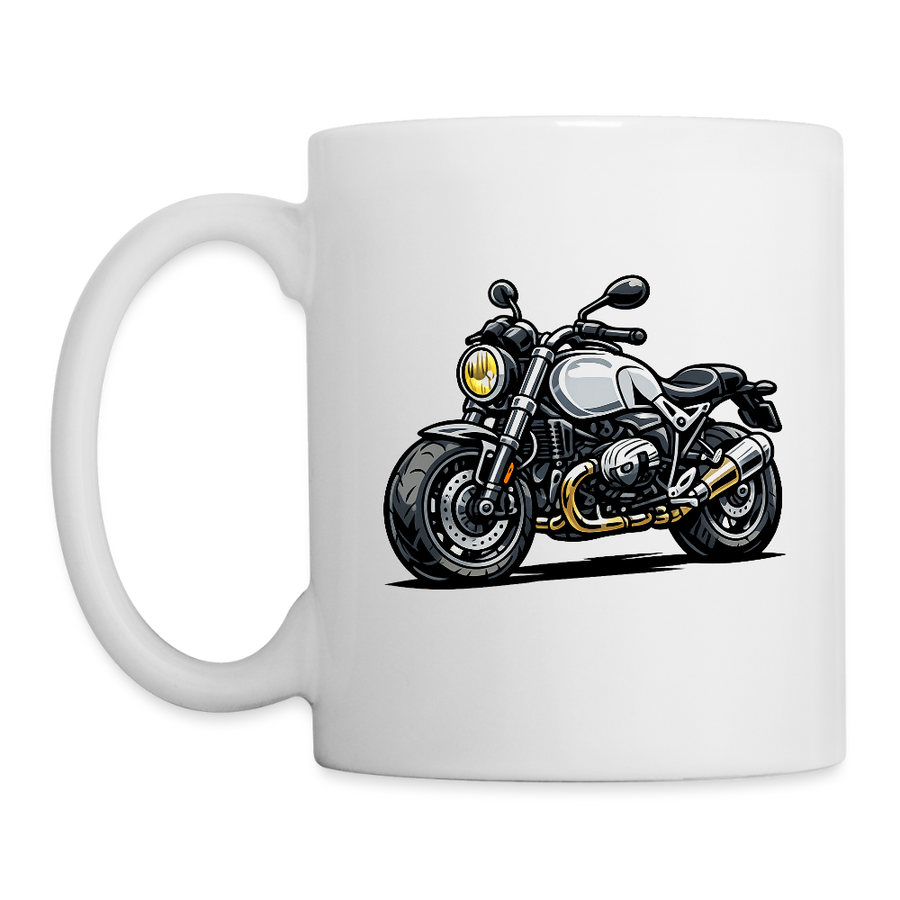 Bmw r ninet pure [Mug Blanc] - Caricature - Recto