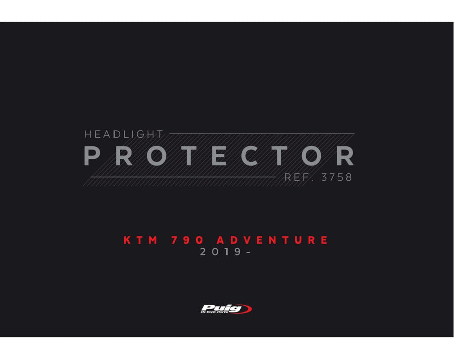 KTM 390 ADVENTURE SW [2024] – Protection phare – Transparent