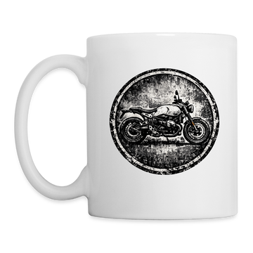 Bmw r ninet pure [Mug White] - Badge Grunge - Simple Face