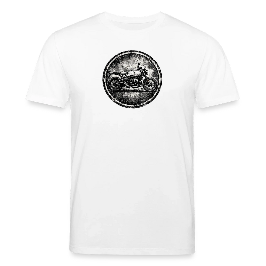 Bmw r ninet pure [T-Shirt] - Badge Grunge - Imprimé poitrine