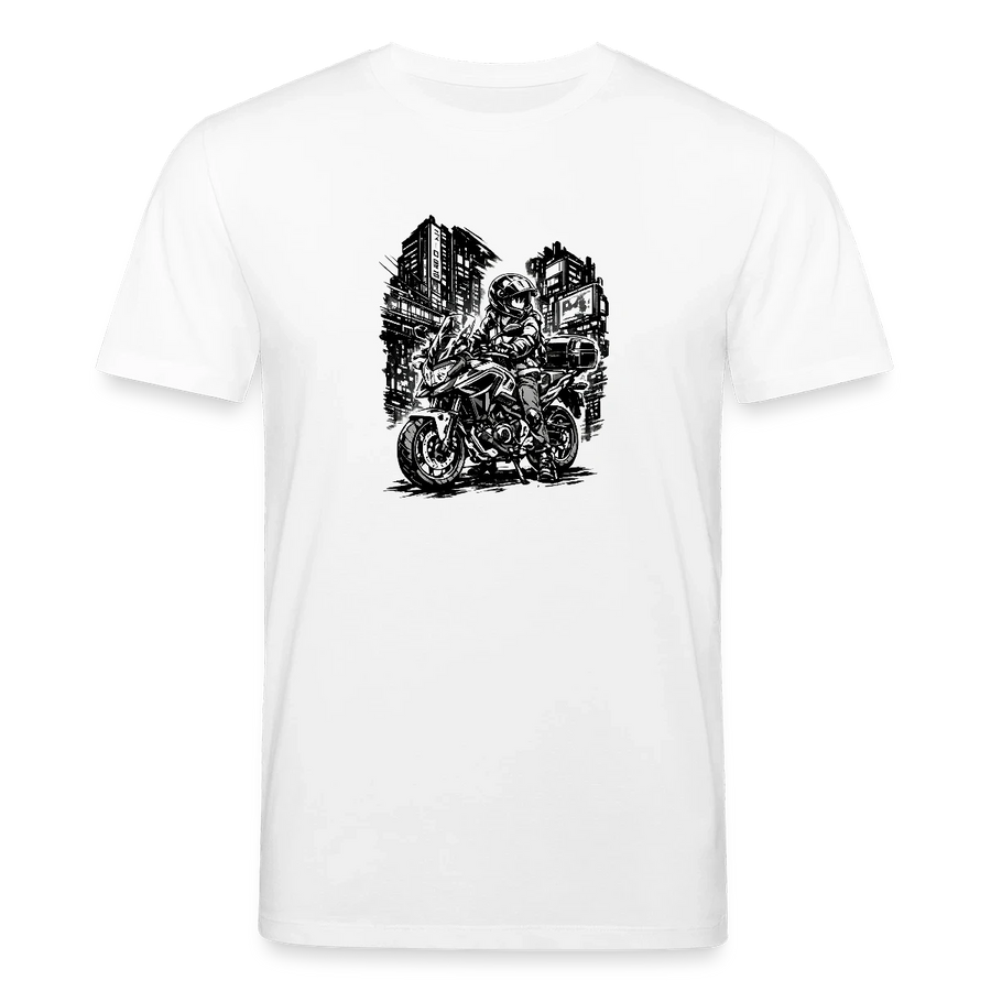 Honda nc 700 [T-Shirt] - Manga Neon City - Brust Print