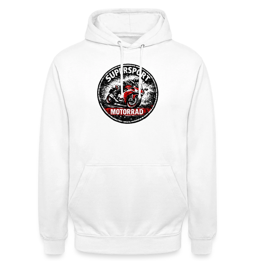 Ducati supersport [Hoodie] - Grunge Badge - Brust Print