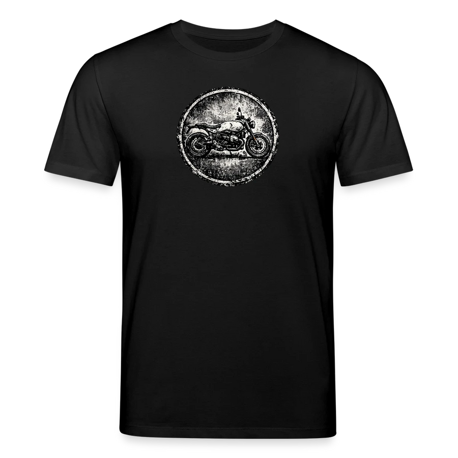 Bmw r ninet pure [T-Shirt] - Badge Grunge - Imprimé poitrine