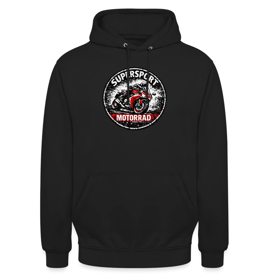 Ducati supersport [Hoodie] - Grunge Badge - Brust Print
