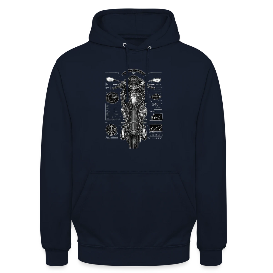 Suzuki gsf 650 [Hoodie] - Top-Down Tech - Chest Print