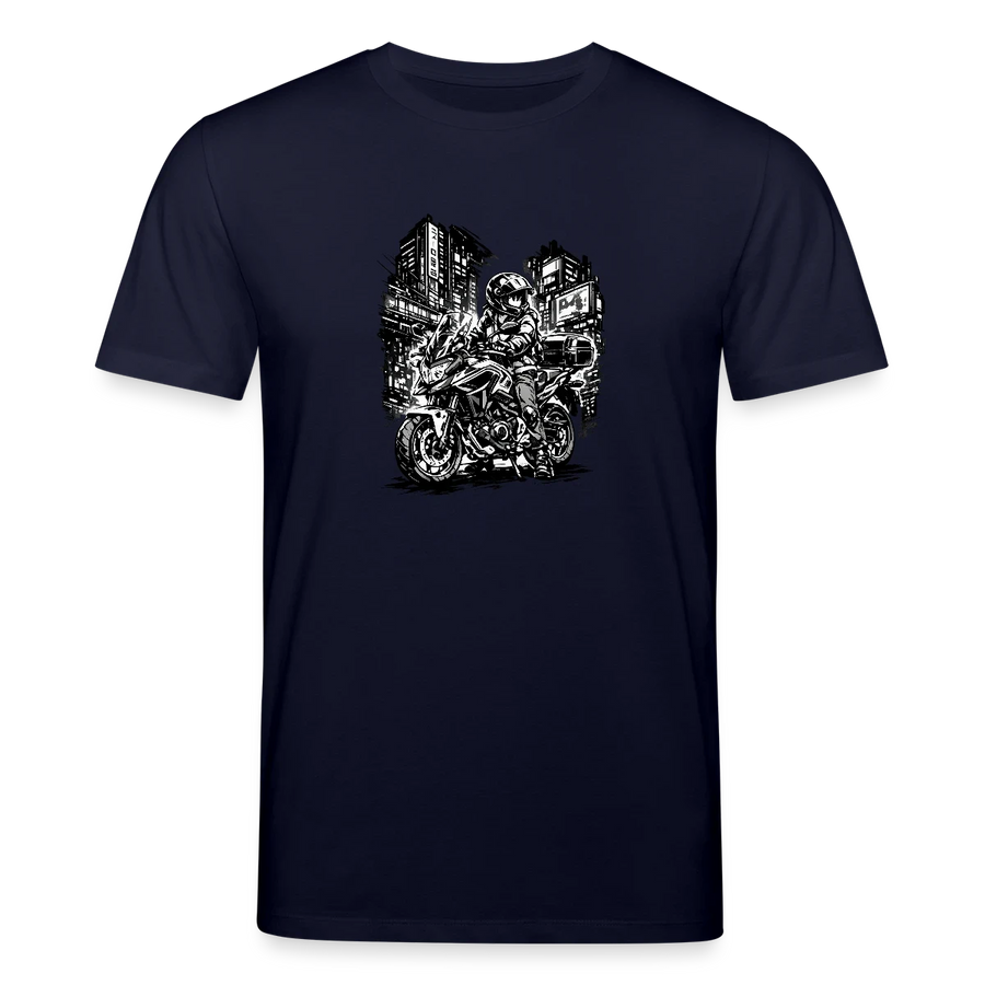 Honda nc 700 [T-Shirt] - Manga Neon City - Brust Print