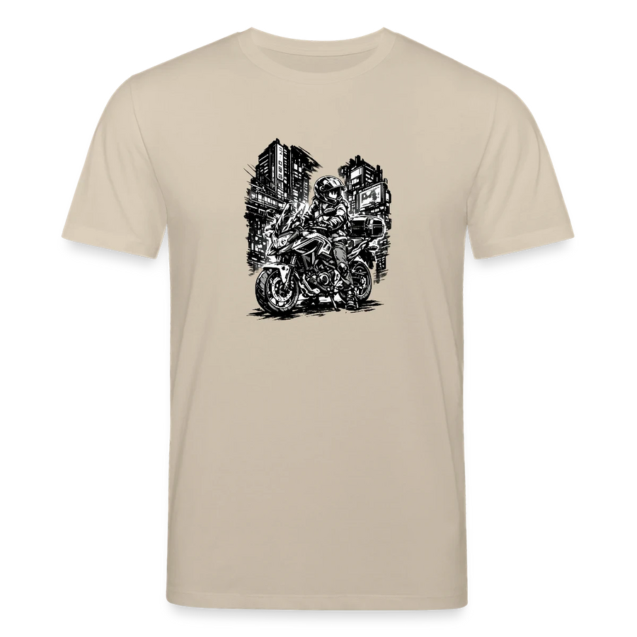 Honda nc 700 [T-Shirt] - Manga Neon City - Brust Print