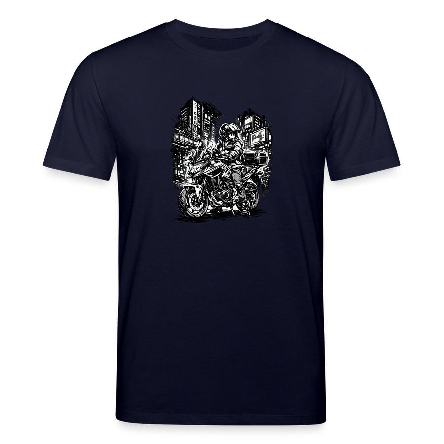 Honda nc 700 [T-Shirt] - Manga Neon City - Brust Print