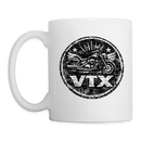 Honda VTX 1300 [Mug Blanc] - Badge Grunge - Simple Face