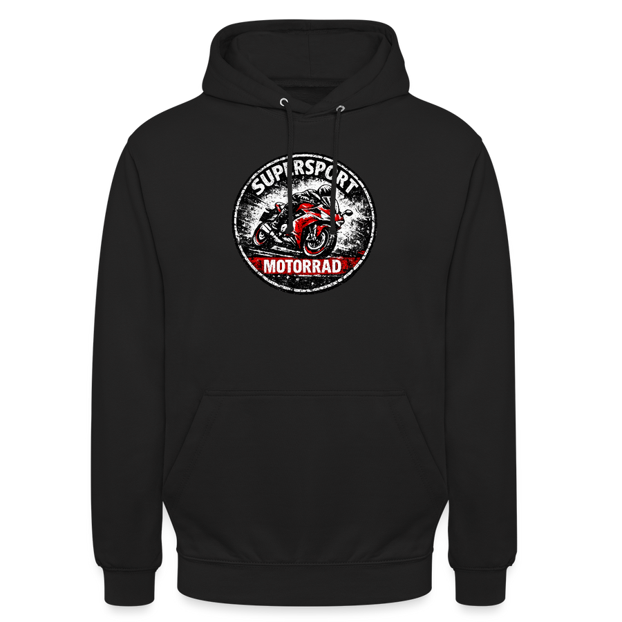 Ducati supersport [Hoodie] - Grunge Badge - Brust Print