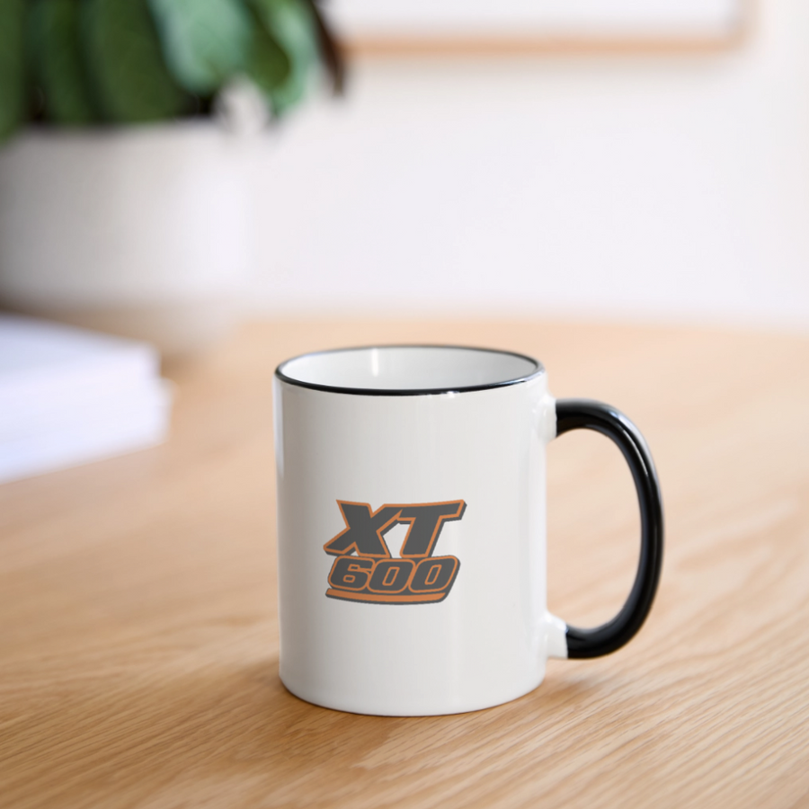 Two-tone cup - white/black
