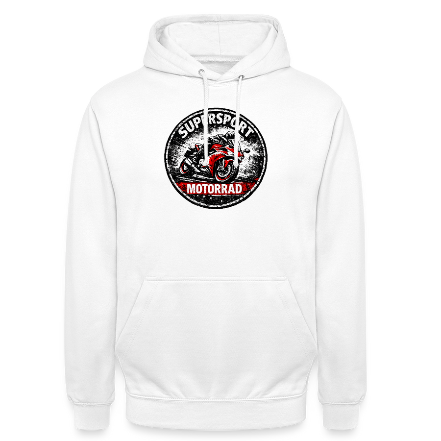 Ducati supersport [Hoodie] - Grunge Badge - Brust Print