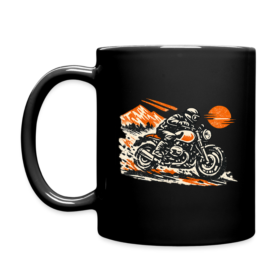 Bmw r ninet pure [Tasse Schwarz] - Retro Rallye - Einseitig