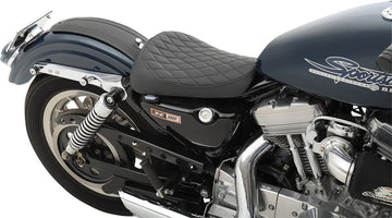 harley-davidson sportster s [DRAG SPECIALTIES] - Selle monoplace avant en vinyle - 0