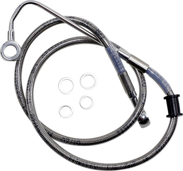 harley davidson flstc [DRAG SPECIALTIES] - Extended stainless steel brake line