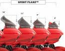harley davidson fltruse [KLOCK WERKS] – Pare-brise Sport Flare™-2