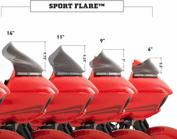 harley davidson fltruse [KLOCK WERKS] – Pare-brise Sport Flare™ - 0