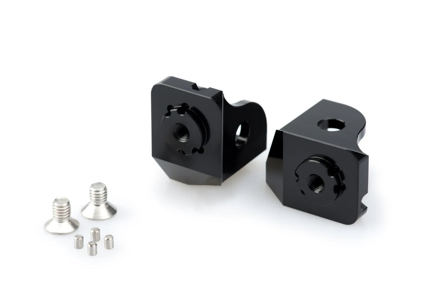 BMW F 800 GS [2025] – Adaptateur repose-pieds en caoutchouc « Rider réglable » – noir