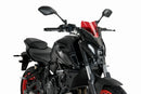 TRIUMPH BONNEVILLE T 120 NOIR [2025] - Pare-brise sport nouvelle génération | Rouge | PUIG20618R