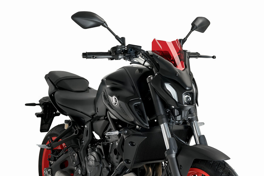 TRIUMPH BONNEVILLE T 120 NOIR [2025] - Pare-brise sport nouvelle génération | Rouge | PUIG20618R