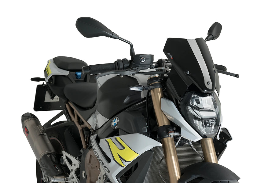 BMW M 1000 R [2024] - PUIG New Generation Sport Windschild | Schwarz | PUIG 20887N