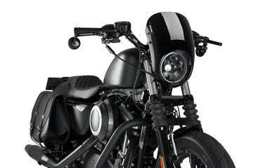 HARLEY-DAVIDSON SPORTSTER 883 IRON XL883N [2022] - Cache lampe Anarchy | Noir | PUIG21083N