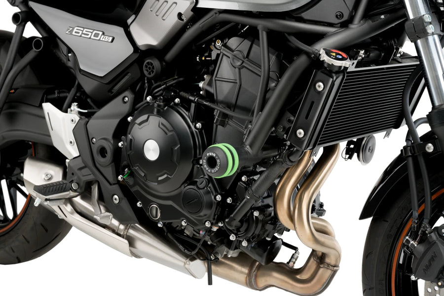 KAWASAKI Z 650 RS [2025] – Rahmen Sturzpads Vintage 2.0 – Schwarz