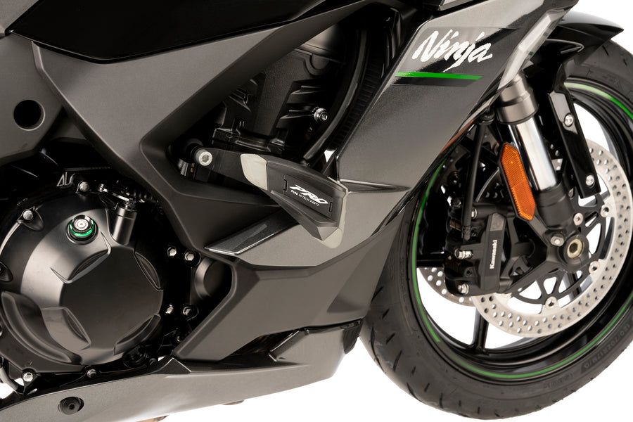 KAWASAKI NINJA 1100 SX SE [2025] – Crash Pads PRO 2.0 – Noir