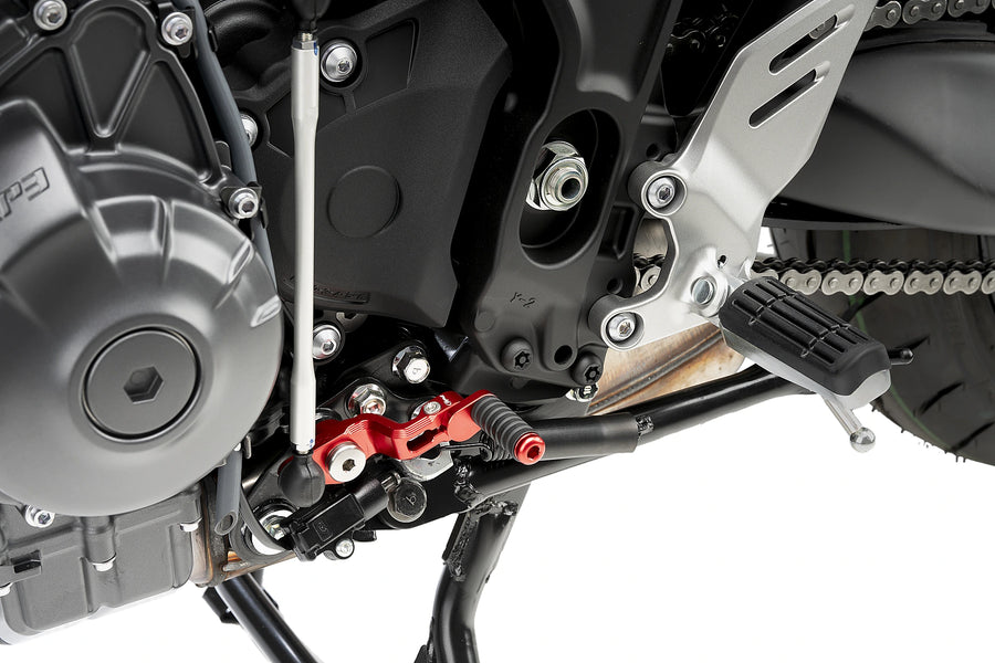 YAMAHA TRACER 9 Y-AMT [2025] - Verstellbares Gangschaltpedal | Rot | PUIG 21469R