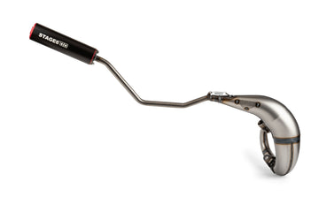 Beta RR Track 50 2T - Exhaust Streetrace High Mount CNC red black