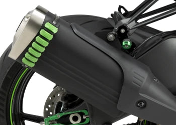 KAWASAKI ZX-6R NINJA [2025] – Plaques de talon – Noir