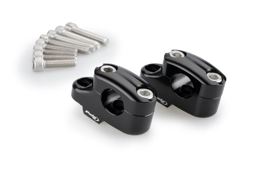 HONDA NC 750 X DCT [2024] – Rehausses de guidon Pullback – argent