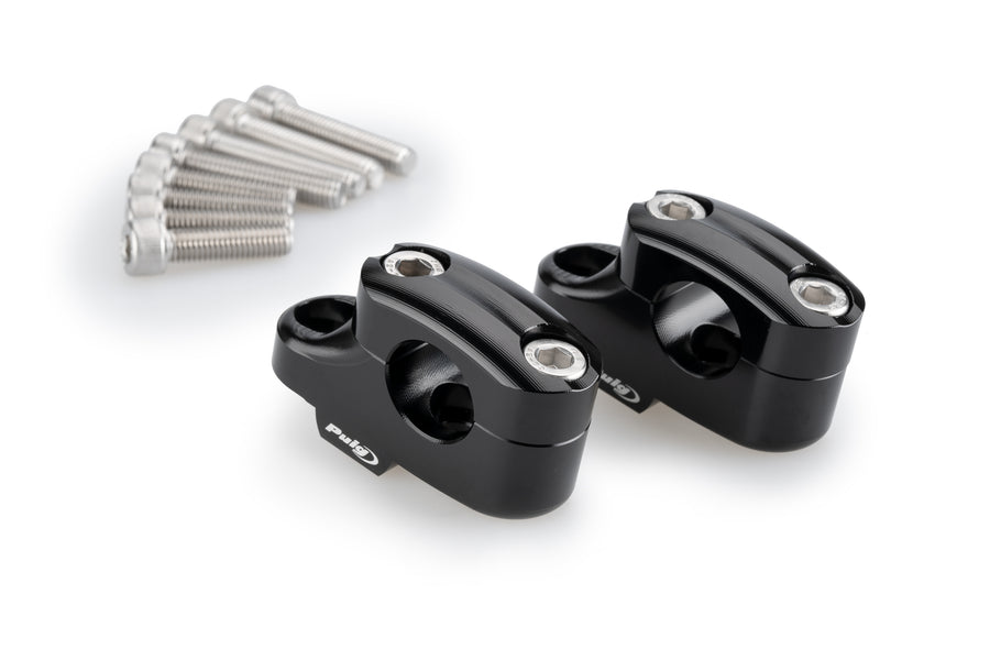 HONDA NC 750 X DCT [2024] – Rehausses de guidon Pullback – argent