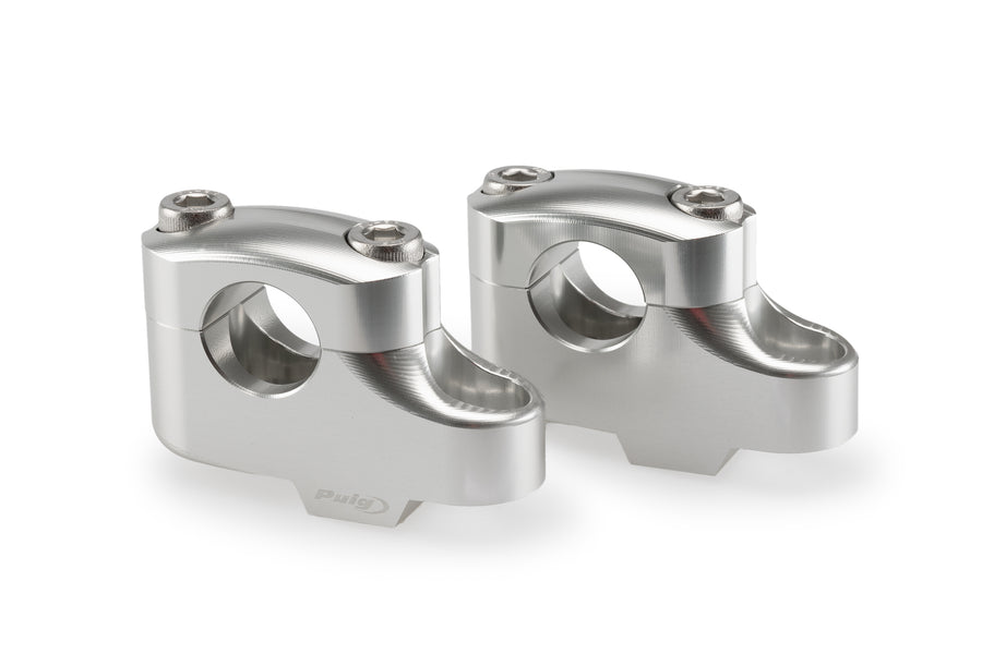 HONDA NC 750 X DCT [2024] – Rehausses de guidon Pullback – argent