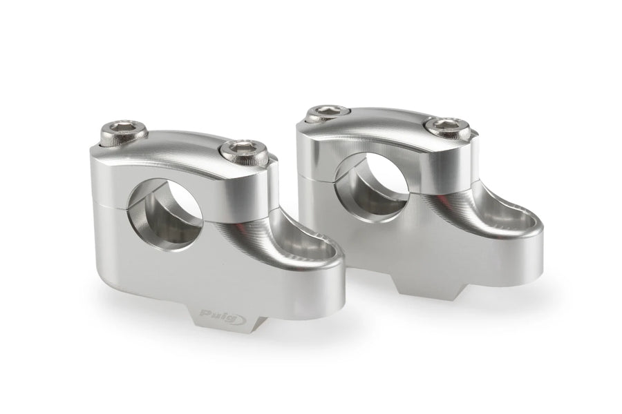 HONDA NC 750 X DCT [2024] – Rehausses de guidon Pullback – argent