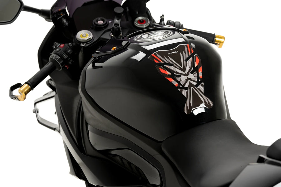 KTM RC 390 [2025] – Protection de réservoir Challenge – look carbone
