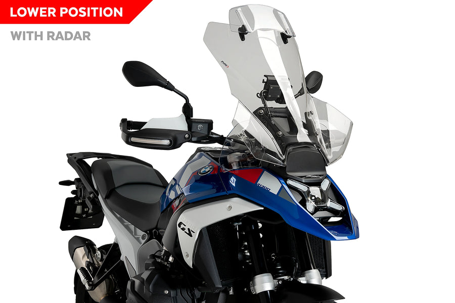 TRIUMPH BONNEVILLE T 120 NOIR [2025] - Bulle Touring Plus avec bulle spoiler | Effacer | PUIG21796W