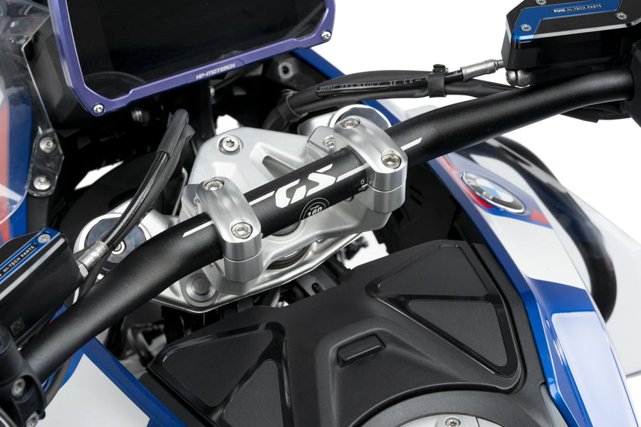 BMW R 1300 GS TROPHY [2025] – Pullback handlebar risers – silver