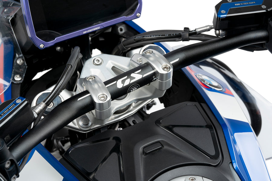 BMW R 1300 GS TROPHY [2025] – Pullback handlebar risers – silver