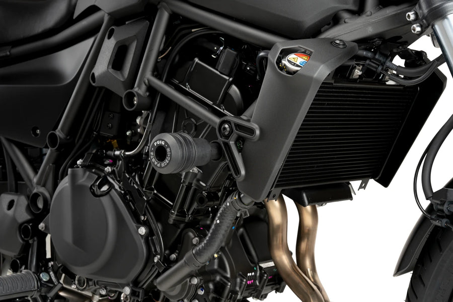 KAWASAKI ELIMINATOR 500 SE [2025] – Rahmen Sturzpads Vintage 2.0 – Schwarz