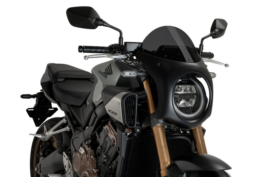 HONDA CB 650 R NEO SPORTS CAFE [2025] – Retro fairing screen – Transparent